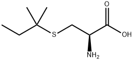 D-S-叔戊基半胱氨酸 结构式