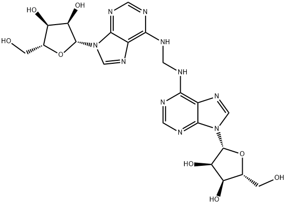 N,N'-methylenebis(adenosine diphosphate) 结构式