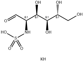 D-氨基葡萄糖硫酸钾 结构式