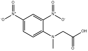 N-(2,4-二硝基苯基)-肌氨酸 结构式