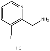 2-（氨基甲基）-3-氟吡啶双盐酸盐 结构式