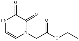 2-(3,4-二氢-2,3-二氧代吡嗪-1(2H)-基)乙酸乙酯 结构式