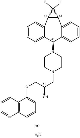 ZOSUQUIDAR MONOHYDRATE 结构式