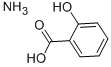 2-羟基苯甲酸单铵盐 结构式
