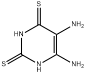 2,4-二巯基-5,6-二氨基嘧啶 结构式