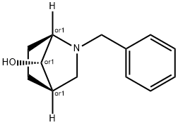 SYN-7-HYDROXY-2-BENZYL-2-AZABICYCLO[2.2.1]HEPTANE 结构式