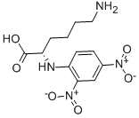 (S)-6-AMINO-2-(2,4-DINITRO-PHENYLAMINO)-HEXANOIC ACID 结构式