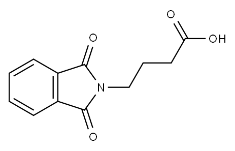 4-(1,3-二氧代异吲哚啉-2-基)丁酸 结构式