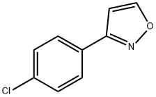 3-(4-CHLOROPHENYL)ISOXAZOLE 结构式