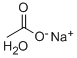 Acetic acid, sodium salt, monohydrate 结构式