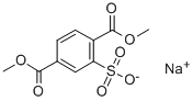 2-磺基-1,4-苯二甲酸钠1,4-二甲基酯 结构式