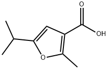 2-甲基-5-(丙-2-基)呋喃-3-羧酸 结构式