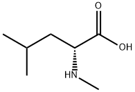 N-甲基-D-亮氨酸 结构式