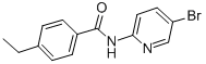 N-(5-BROMO-2-PYRIDINYL)-4-ETHYL-BENZAMIDE 结构式