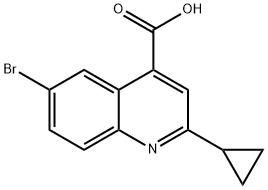 6-Bromo-2-cyclopropylquinoline-4-carboxylicAcid