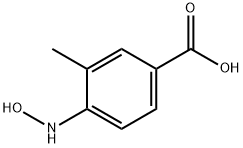 4-(羟胺基)-3-甲基苯甲酸 结构式