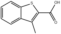 3-甲基苯并[B]噻吩-2-羧酸 结构式