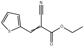 ETHYL 2-CYANO-3-(2-THIENYL)ACRYLATE 结构式