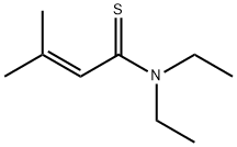 2-Butenethioamide,  N,N-diethyl-3-methyl- 结构式