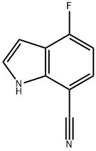 4-氟-7-氰基-吲哚 结构式