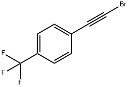 1-(2-Bromoethynyl)-4-(trifluoromethyl)benzene 结构式