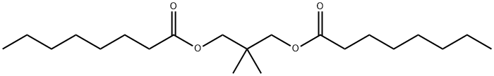 2,2-二甲基-1,3-丙二醇二辛酸酯 结构式