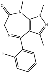 唑拉西泮 结构式