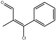 (Z)-3-CHLORO-2-METHYL-3-PHENYL-ACRYLALDEHYDE 结构式