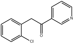 2-(2-CHLOROPHENYL)-1-(PYRIDIN-3-YL)ETHANONE 结构式