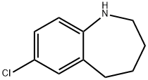 7-氯-2,3,4,5-四氢-1H-苯并[B]氮杂卓 结构式