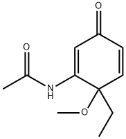 Acetamide, N-(6-ethyl-6-methoxy-3-oxo-1,4-cyclohexadien-1-yl)- (9CI) 结构式