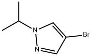4-溴-1-异丙基-1H-吡唑 结构式