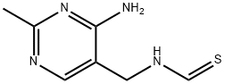 N-[(4-amino-2-methyl-5-pyrimidyl)methyl]thioformamide 结构式