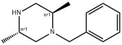 反式-1-苄基-2,5-二甲基哌嗪 结构式
