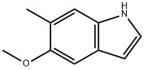 5-甲氧基-6-甲基-吲哚 结构式