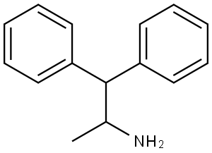 (S)-(-)-1,1-二苯基-2-丙胺 结构式