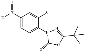 3-(2-chloro-4-nitrophenyl)-5-(1,1-dimethylethyl)-1,3,4-oxadiazol-2(3H)-one 结构式