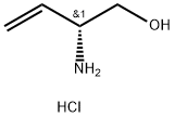 (R)-2-氨基-3-丁烯-1-醇盐酸盐 结构式