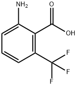 2-氨基-6-三氟甲基苯甲酸 结构式