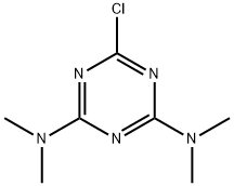 N2,N2,N4,N4-TETRAMETHYL-6-CHLORO-1,3,5-TRIAZINE-2,4-DIAMINE 结构式