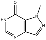 1-甲基-1H-吡唑并[4,3-D]嘧啶-7-醇 结构式