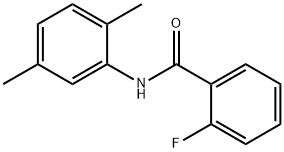 N-(2,5-二甲基苯基)-2-氟苯甲酰胺 结构式