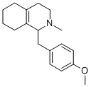 1-(4-METHOXY-BENZYL)-2-METHYL-1,2,3,4,5,6,7,8-OCTAHYDRO-ISOQUINOLINE 结构式