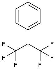 [2,2,2-Trifluoro-1-(trifluoromethyl)ethyl]benzene 结构式