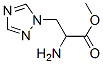 2-氨基-3-(1H-1,2,4-三唑-1-基)丙酸甲酯 结构式