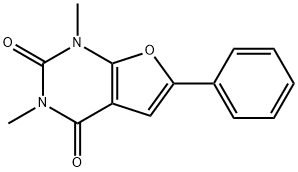 Furo[2,3-d]pyrimidine-2,4(1H,3H)-dione,  1,3-dimethyl-6-phenyl- 结构式