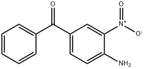 4-氨基-3-硝基二苯甲酮 结构式