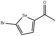 Ethanone, 1-(5-bromoselenophene-2-yl)- 结构式