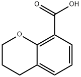 1-苯并二氢吡喃-8-甲酸 结构式