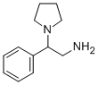 2-苯基-2-(吡咯烷-1-基)乙-1-胺 结构式